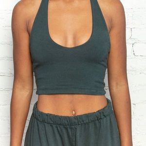 Alexis green Brandy Melville halter top
